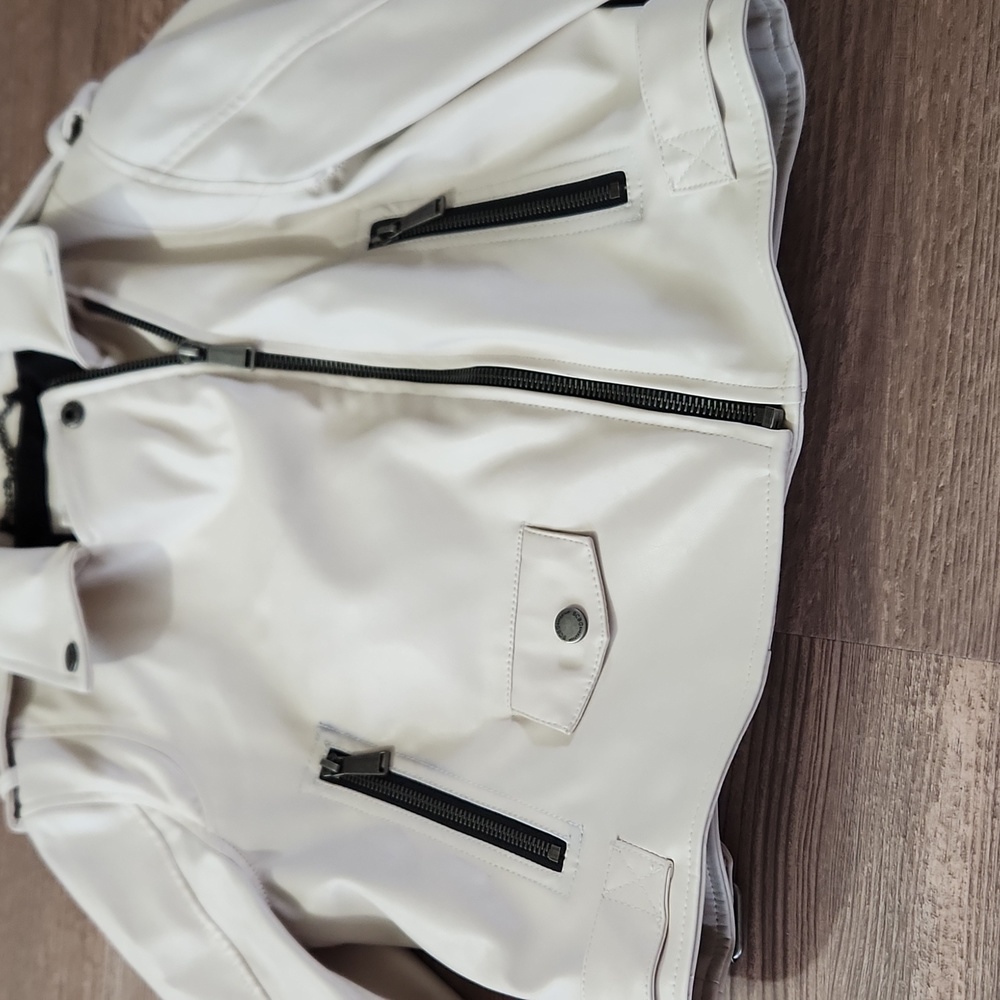 BCBG Faux Leather Jacket - Picture 3 of 5